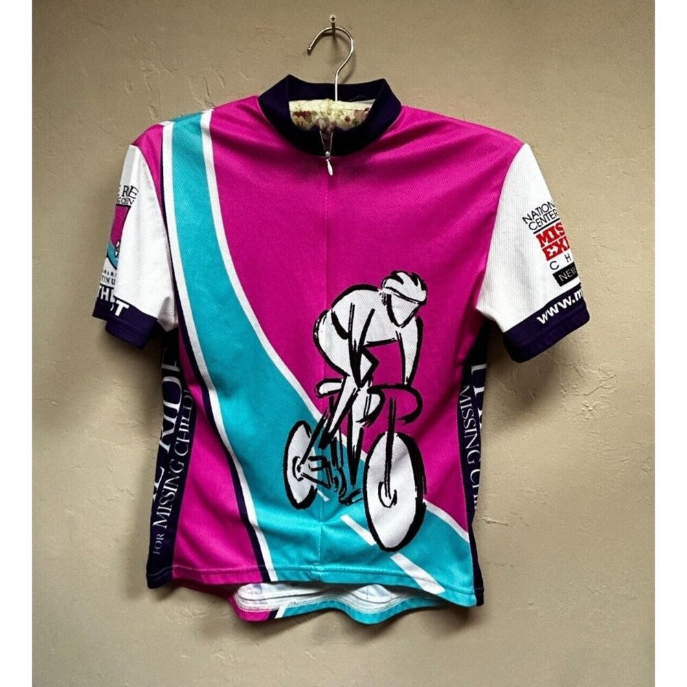 Voler Club Set-in Women's Large Zip Front Short Sleeve Cycling Jersey Pink